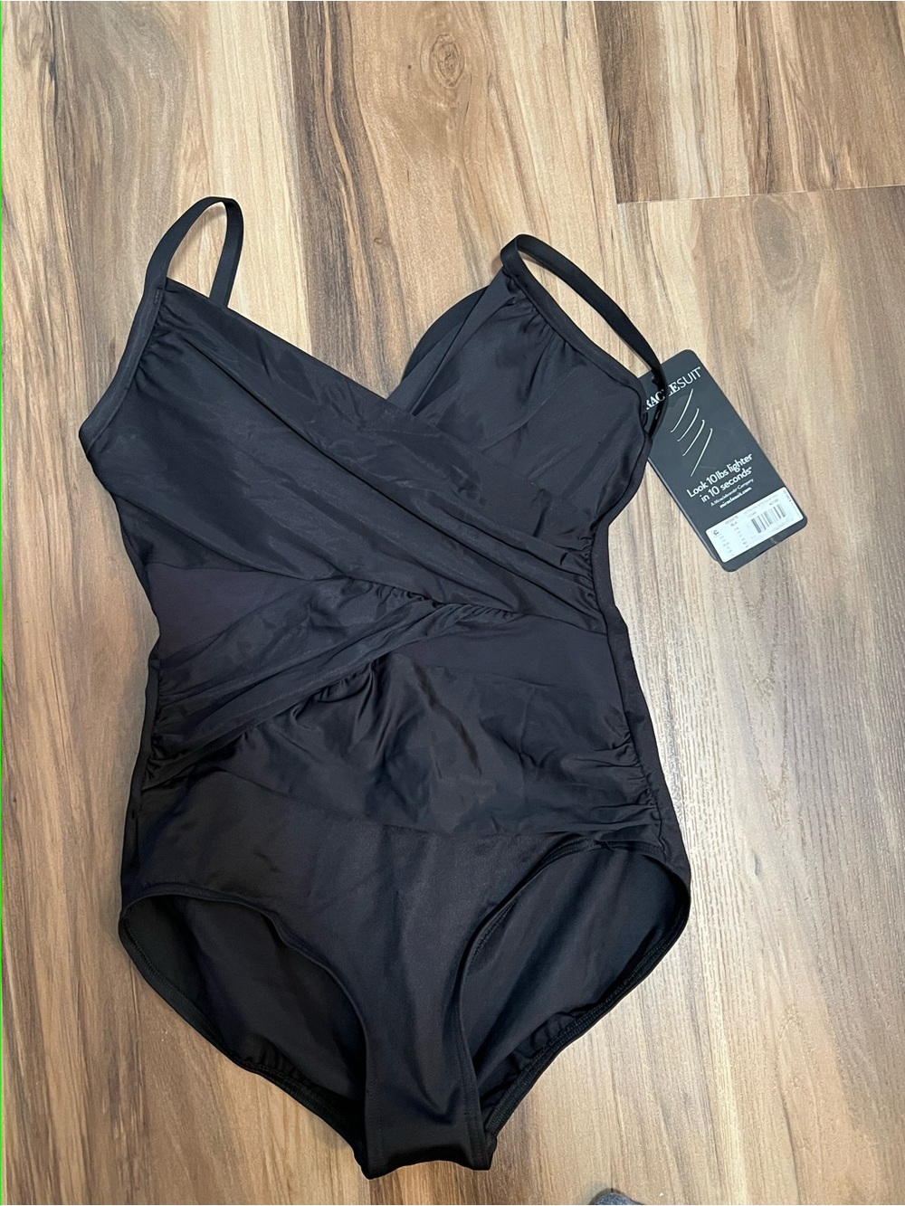 (Brand) Miraclesuit - Madero Black One-Piece Shapewear Swimsuit